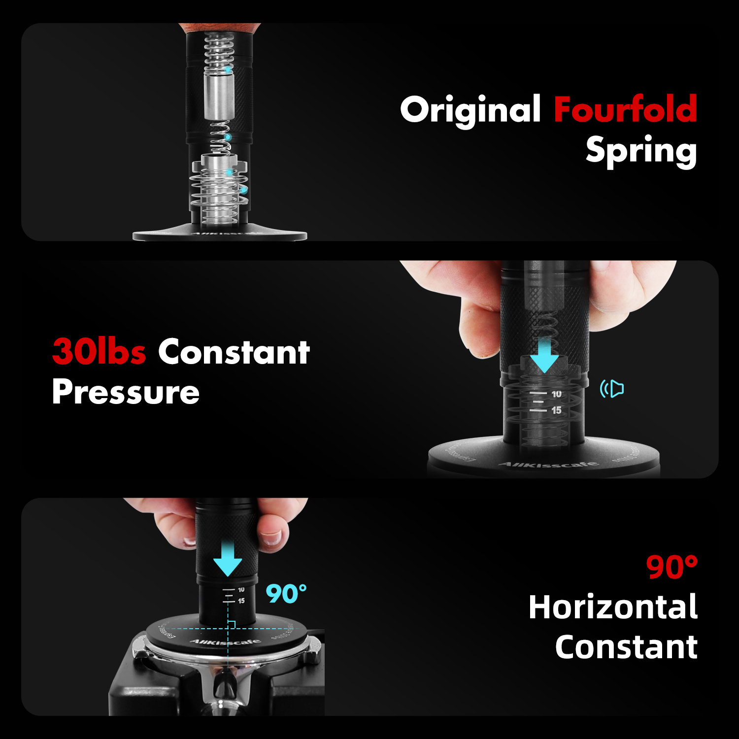 AliKisscafe Coffee Tamper Impa - Pressure Gauge Espresso recension och pris