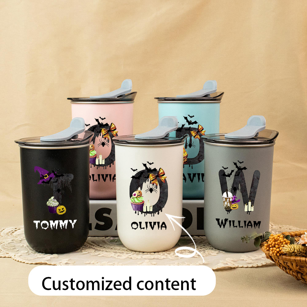 Custom Halloween Monogram Name - Coffee Equipment With Name recension och pris