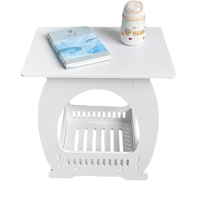 End Table White Nightstand Cof - Coffee X recension och pris