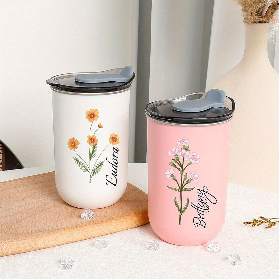 Personalized Name Birth Flower - Coffee Equipment With Name recension och pris
