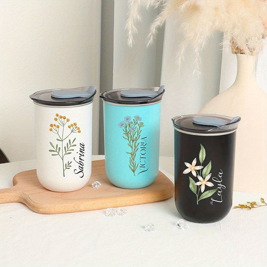 Personalized Name Birth Flower - Coffee Equipment With Name recension och pris