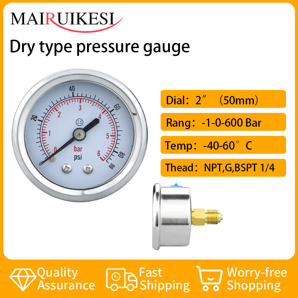 MAIRUIKESI Pressure Gauge 2 in - Pressure Gauge Espresso recension och pris