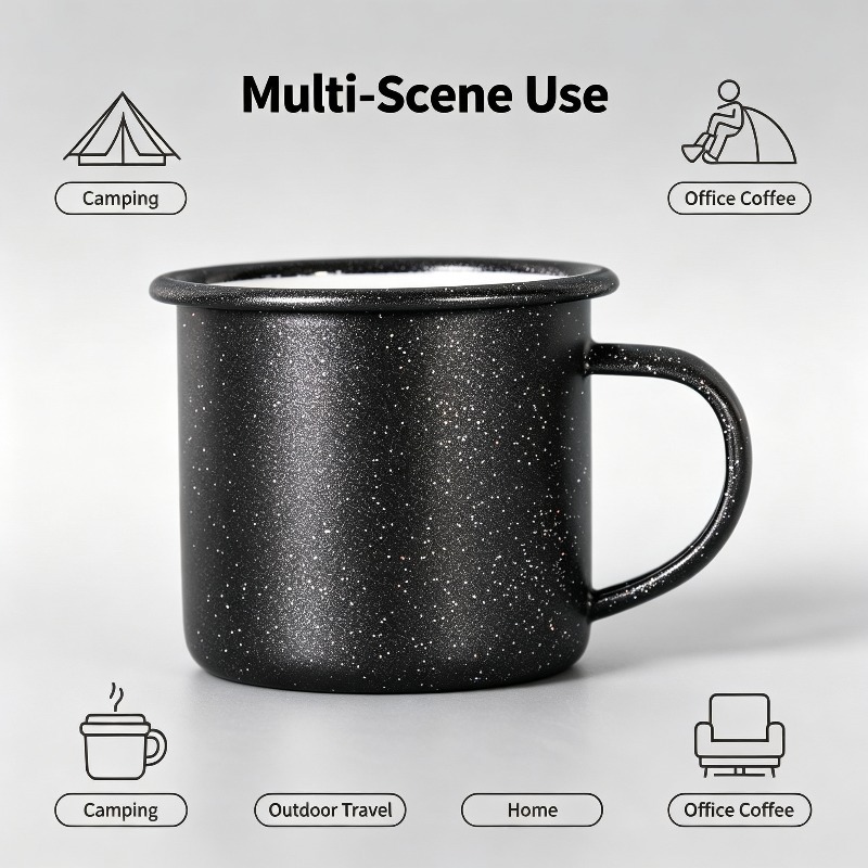 Vintage Enamel Mug with Star‑D - Vintage Coffee Equipment recension och pris