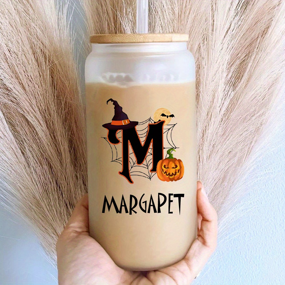 Custom Halloween Name Glass Ca - Coffee Equipment With Name recension och pris