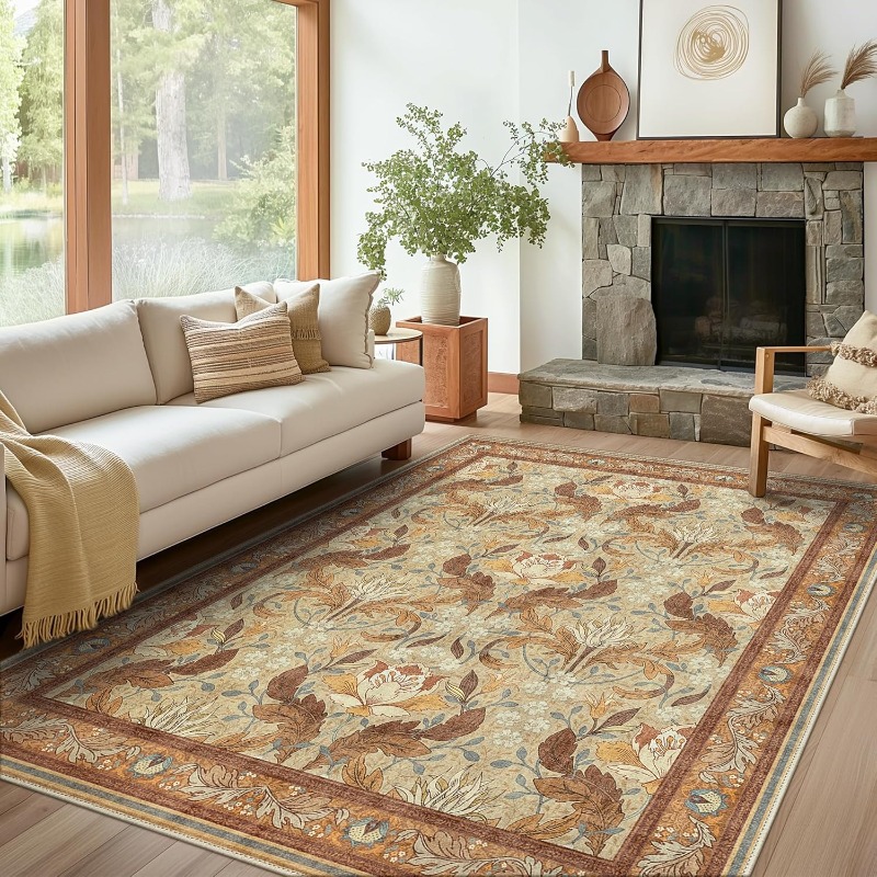 Vintage Floral Rug Carpet for  - Vintage Coffee Equipment recension och pris