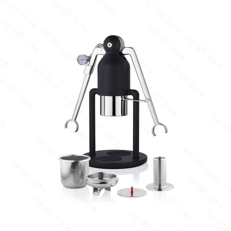 Hand Press Coffee Robot Unplug - Pressure Gauge Espresso recension och pris
