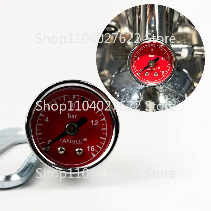 E61 semi-automatic coffee mach - Pressure Gauge Espresso recension och pris