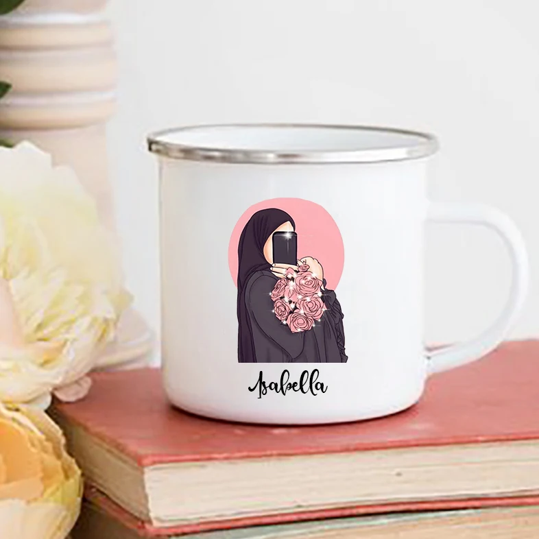 Personalised Hijabi Girl Print - Coffee Equipment With Name recension och pris