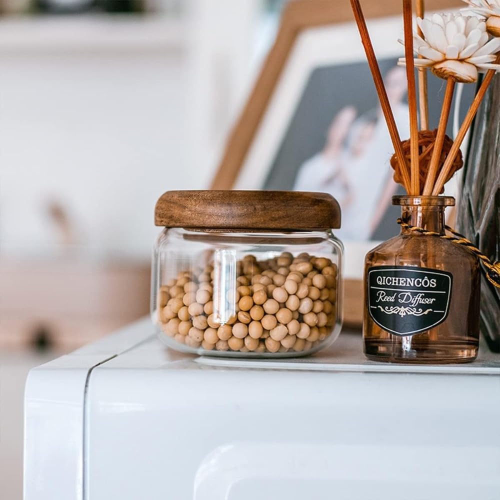 Glass Food  Containers with Wo - Coffee X recension och pris