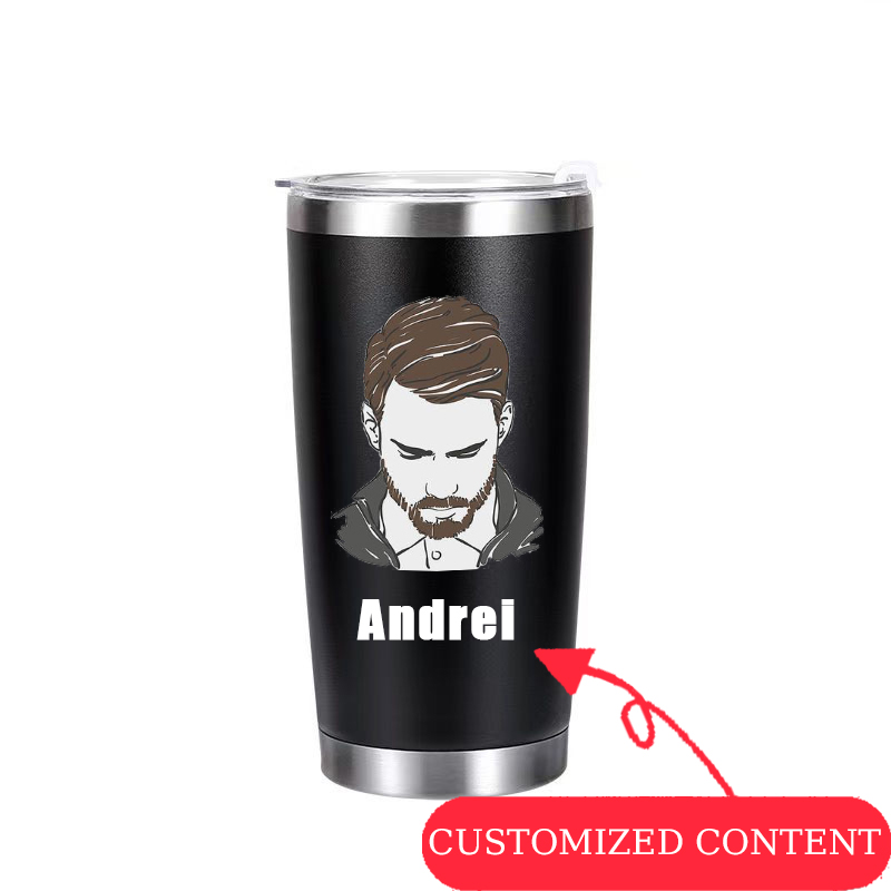 Stylish Stainless Steel Cups,  - Coffee Equipment With Name recension och pris